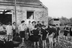 Ons scouting gebouw in aanleg 1963