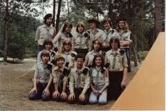 1977 Drente zomerkamp padvindsters